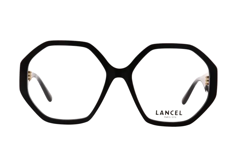 Lancel LA90075 coloris C01, lunettes de vue, vue de face