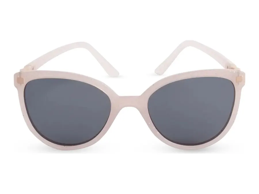 Ki et La Buzz, lunettes de soleil coloris rose paillettes, vue de face